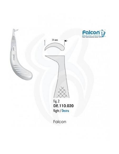 Falcon Direita 14mm, 2