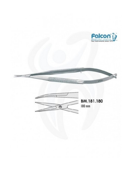 Micro tesoura Curva 180mm