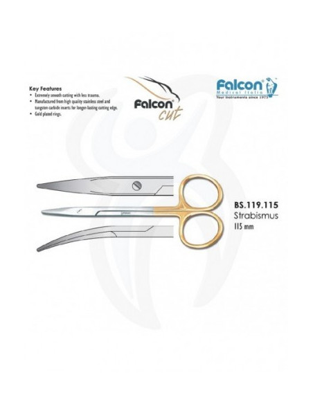Falcon-Cut Strabismus Curva 115mm