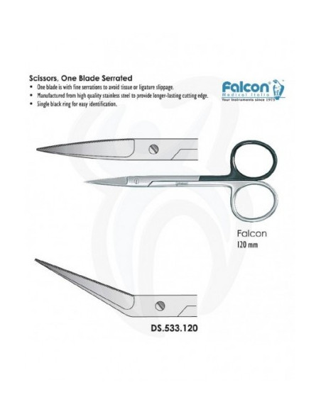 Serrilhada Falcon Angular 120mm