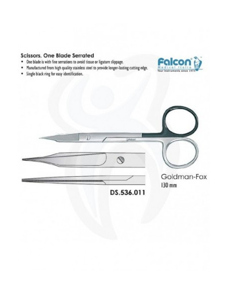 Serrilhada Goldman-Fox Reta 130mm