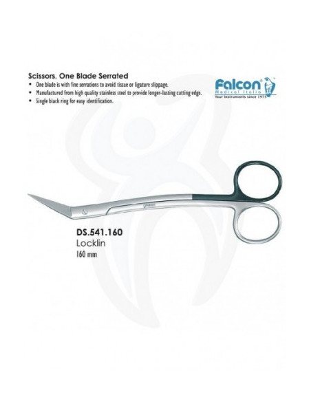 Serrilhada Locklin Curvo 160mm