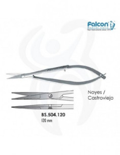 Tesoura Noyes/Castroviejo Reta 120mm