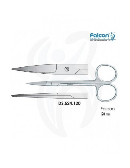 Tesoura Falcon Reta 120mm