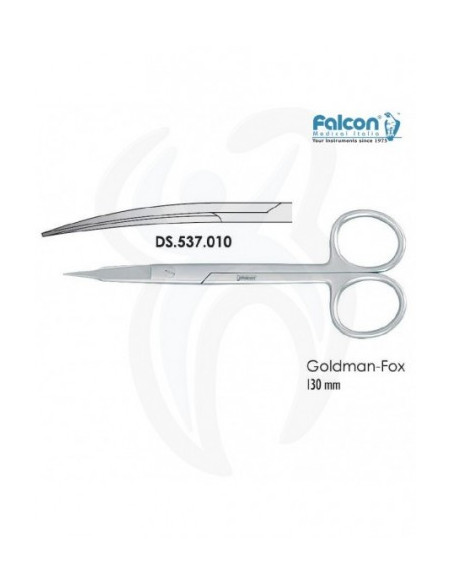 Tesoura Goldman-Fox Curva 130mm