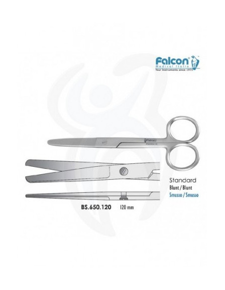 Tesoura Falcon C/C Reta 120mm