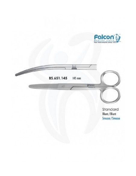 Tesoura Falcon C/C Curva 145mm