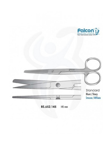 Tesoura Falcon C/A Reta 145mm