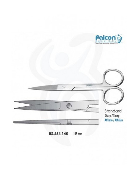 Tesoura Falcon A/A Reta 145mm
