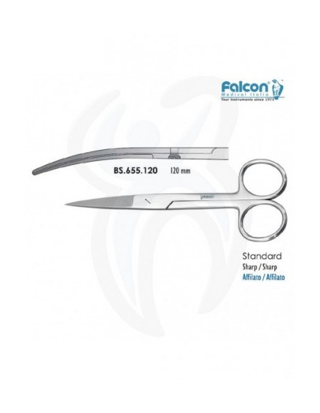 Tesoura Falcon A/A Curva 120mm