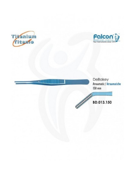 Titânio DeBakey 2.5mm 150mm