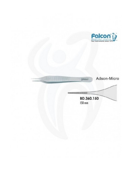 Adson-Micro serrilhada 150mm