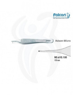 Adson-Micro 1x2º 150mm