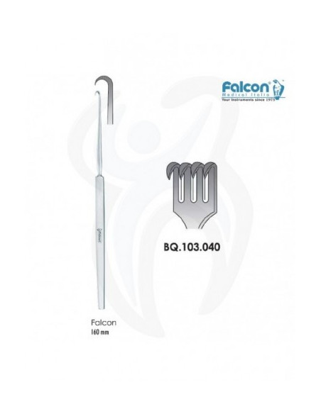 Retrator Falcon 4 Dentes 160mm