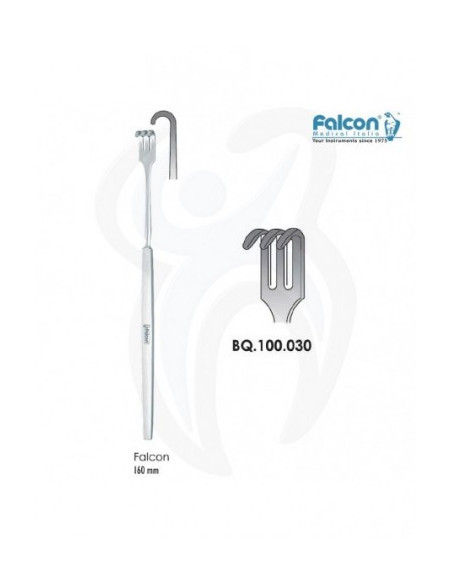 Retrator Falcon 3 Dentes 160mm