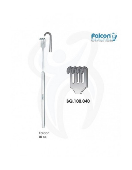 Retrator Falcon 4 Dentes 160mm