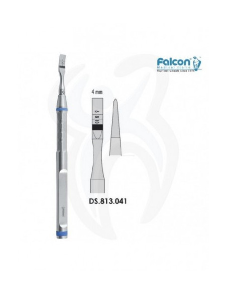Osteótomo marcação Reto 4mm