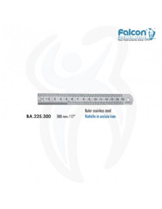 Régua Aço Inoxidável 300mm