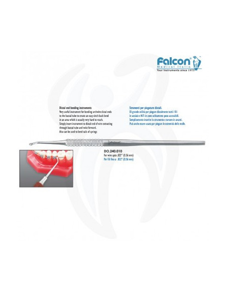Ferramenta de dobra distal (fios até 0.56mm)