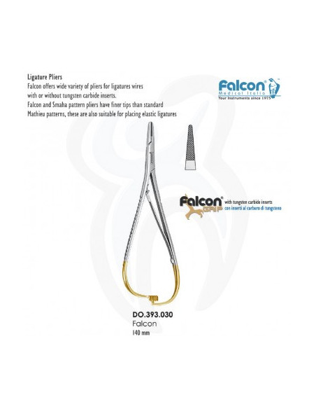 Pinça de ligadura 140mm Falcon Grip
