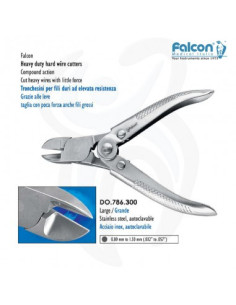 Cortador lateral de fio muito grosso Falcon, grande