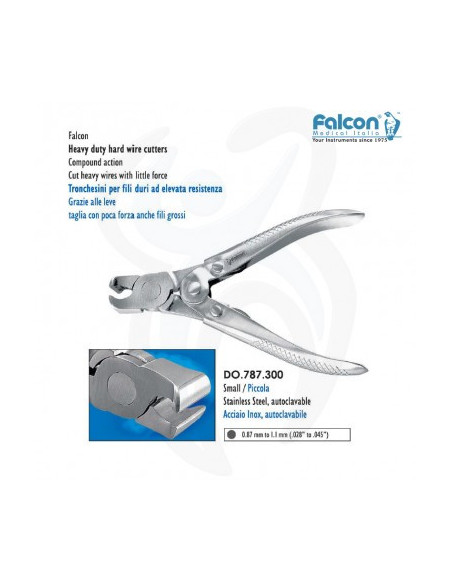Cortador frontal de fio muito grosso Falcon, pequeno