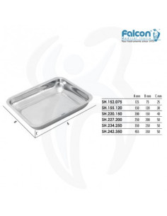 Bandeja 150x120x30