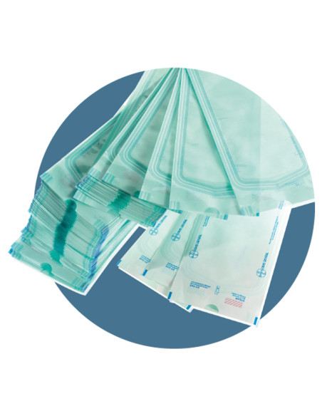 Bolsas de esterilização autoadesivas