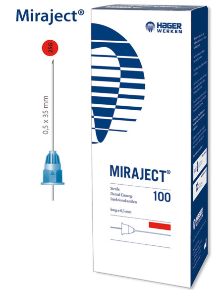 Agulhas Miraject Ø 0,5 mm × 35 mm