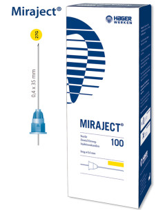 Agujas Miraject  Ø 0,4 mm × 35 mm