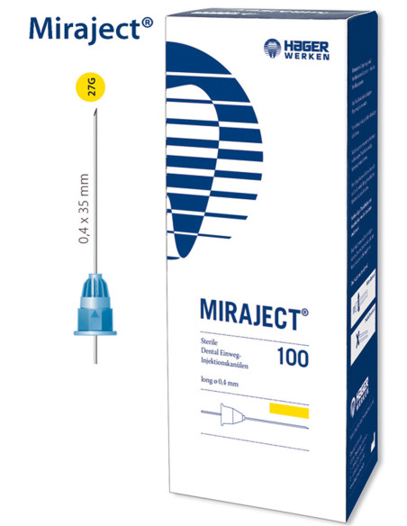 Agulhas Miraject Ø 0,4 mm × 35 mm