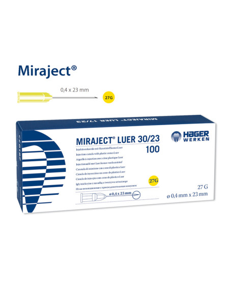 Miraject Luer Ø 0,4 mm x 23 mm