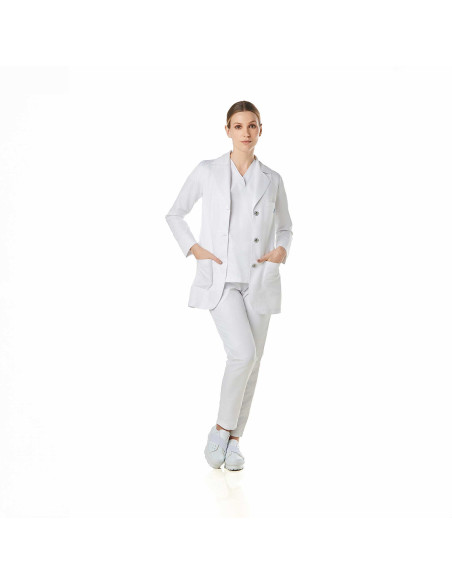 Bata Sanitária Lisboa Feminina – Tecido WIN Antibacterial