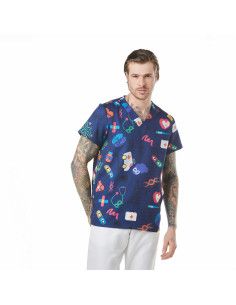 Casaca Sanitária District Masculino – Tecido Scotland Bloom