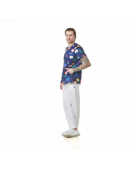 Casaca Sanitária District Masculino – Tecido Scotland Bloom