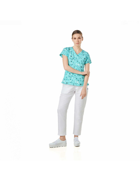 Casaca Sanitária Crasset Feminina – Tecido Scotland Conecction