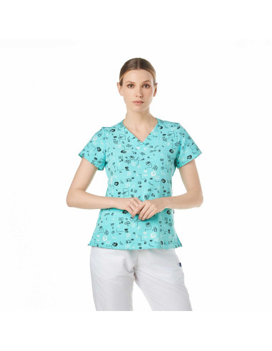Casaca Sanitária Crasset Feminina – Tecido Scotland Conecction