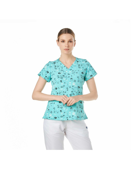 Casaca Sanitária Crasset Feminina – Tecido Scotland Conecction