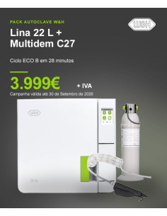 Autoclave W&H Lina 22 L | Foquim Dental