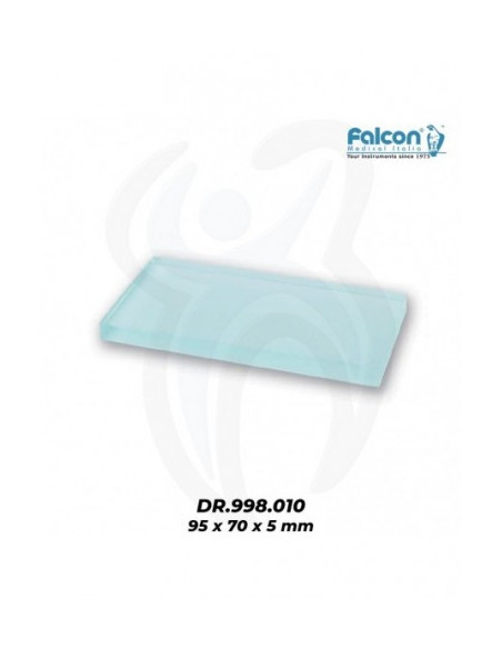 Placa Mistura Vidro 95x70x5mm