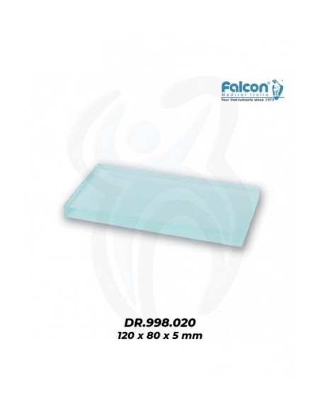 Placa Mistura Vidro 120x80x5mm