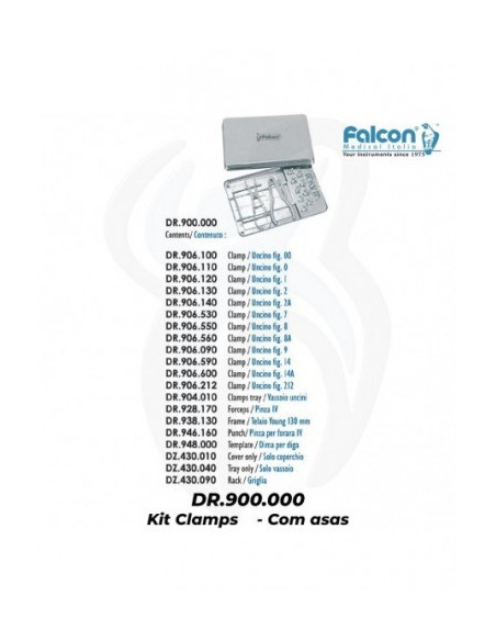 Kit Clamps - Com Asas