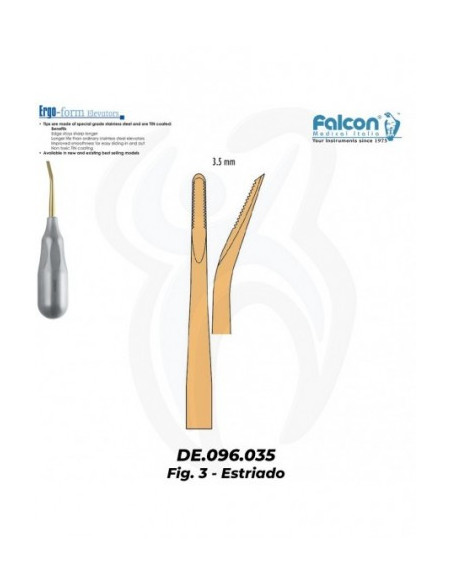 Falcon Estriada Curva 3.5mm 3