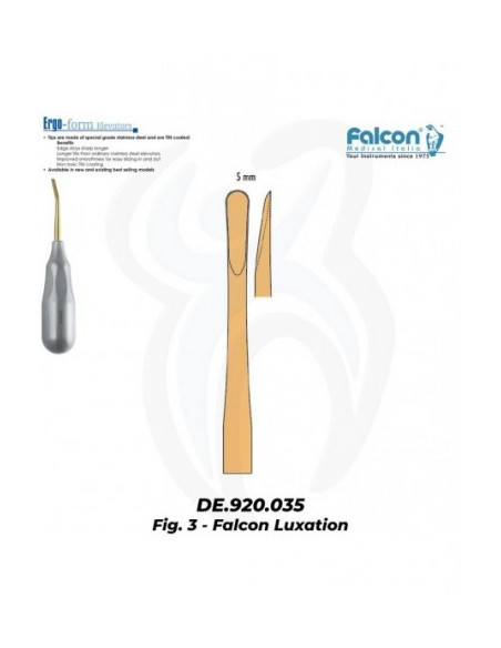 Falcon Estriado Reto 5mm 3