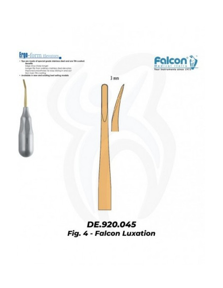 Falcon Estriado Curvo 3mm 4